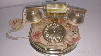 Telefono da tavolo in marmo anni 80/90