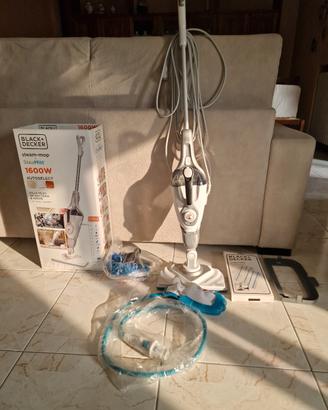 Scopa a vapore Black+Decker Steam-mop + SteaMitt