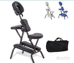 Beltom® Panca Sedia poltrona massaggi nuova - nero
