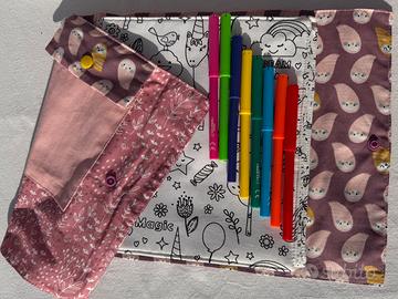 Libretto colorabile e lavabile - mai usato
