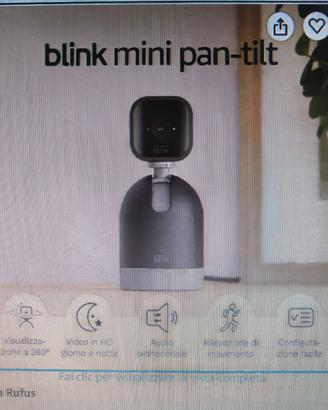 Blink Mini Pan-Tilt Camera | Videocamera intellige