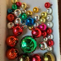 Palline di Natale vintage in vetro