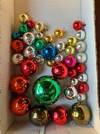 Palline di Natale vintage in vetro