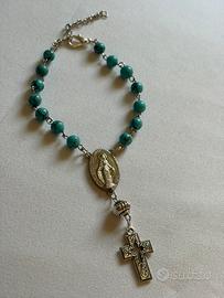 Bracciale rosario malachite