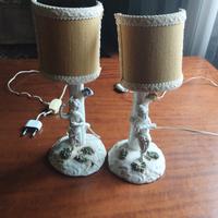 coppia lampade vintage 