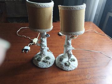 coppia lampade vintage 
