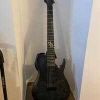 Solar Guitars T2.7FBB - Flame Black Burst Matte
