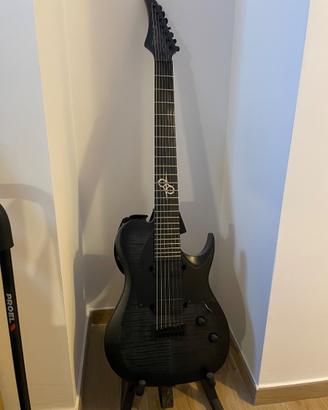 Solar Guitars T2.7FBB - Flame Black Burst Matte