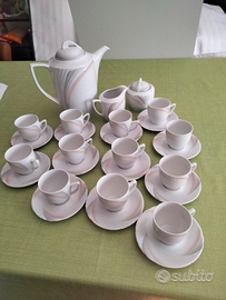 Servizio completo vintage caffè-porc bavarese-15pz