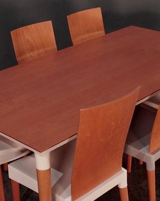 KARTELL - Tavolo e 6 sedie MISS TRIP design STARCK