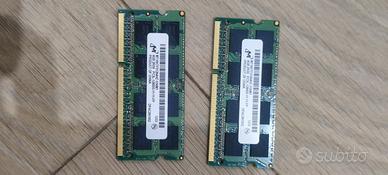 RAM 2x4Gb DDR3 Nicron MT16KTF512 64HZ-106M1