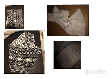 Sciarpe maglia scarf grigio Terranova TU (2pz)