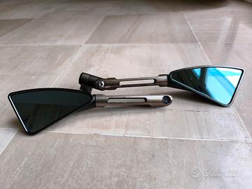 coppia specchietti moto naked anti abbaglio 