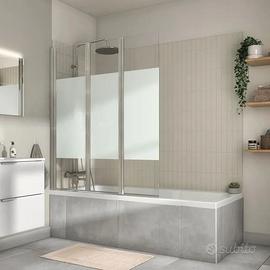 Vetro a 3 ante vasca da bagno