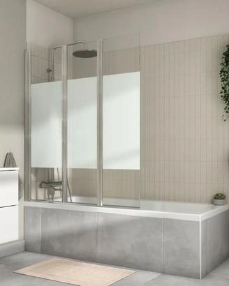 Vetro a 3 ante vasca da bagno