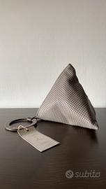 Borsa in pelle, edizione numerata, grigio