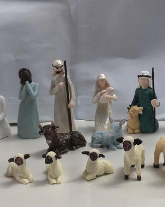 Pastori presepe stilizzati stile arabo