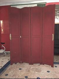 Paravento in velluto