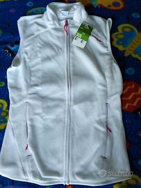 Gilet in pile donna ragazza nuovo XS