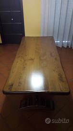  tavolo fratino in legno massello di castagno
