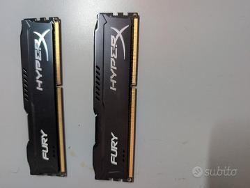 memoria RAM Fury hyperx kingston