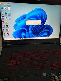 Acer Nitro 7 i7 GTX 1650 32/512 gaming laptop