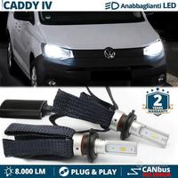 Kit Lampade FULL LED H7 PER Vw CADDY 4 8000L 6500K