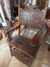 Antico Sedia Rinascomento