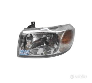 FANALE SINISTRO FORD TRANSIT 00-06 CON FONDO CROMA