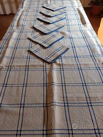 TOVAGLIA rettangolare  e tovaglioli  LINO/COTONE