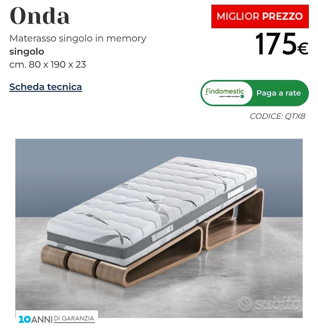 Onda Memory Mondo Convenienza Rete E Materasso Singolo Mondoconv