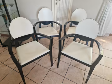 set sedie calligaris 