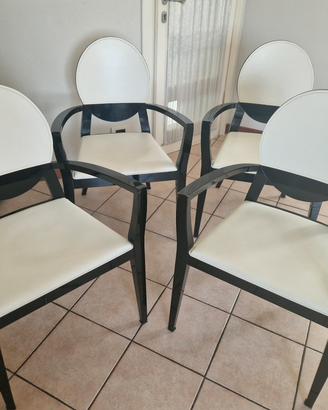 set sedie calligaris 