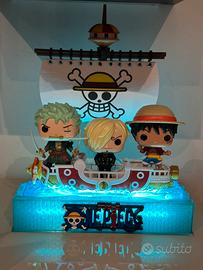Espositore completo funko pop kinder One Piece