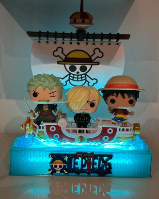 Espositore completo funko pop kinder One Piece