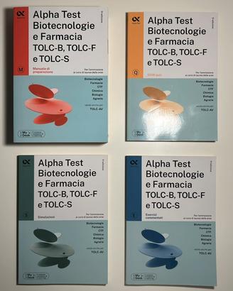 Alpha Test TOLC-B, TOLC-F, TOLC-S Kit completo