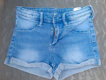 Jeans corti elasticizzato 140 cm