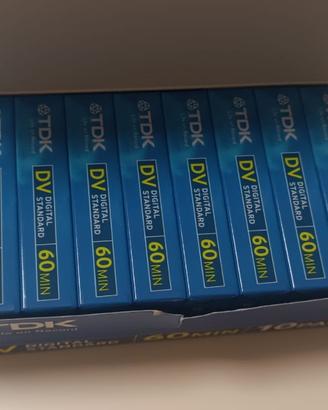 MiniDV TDK 60 min NUOVE SIGILLATE