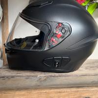 Casco da moto agv e2205 solid matt black taglia s