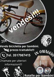 bicicletta da bambino 