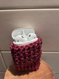Custodia airpods fatta all’uncinetto