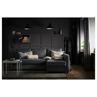 Divano letto con chaise longue contenitore