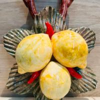 Ramo in ceramica con Limoni e Peperoncino - Vietri