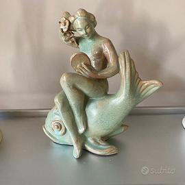 Art Deco CERAMICA SCULTURA Fratelli Komlos