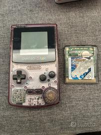 Game boy color viola trasparente