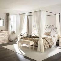 Letto a Baldacchino in ferro battuto Sabrina