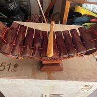 Raro Antico xilofono thailandese in legno 10 note,