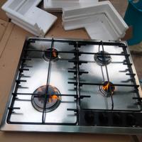 Piano cottura acciaio 4 fuochi a €30 acc.elettrica