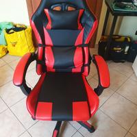 Sedia Poltrona da Gaming Reclinabile