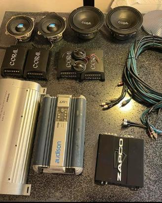 amplificatore  1000.1 audio media zapco audison 